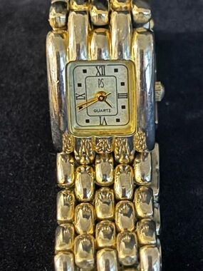 PS Gold-Tone Quartz Bracelet Watch with Roman Numerals